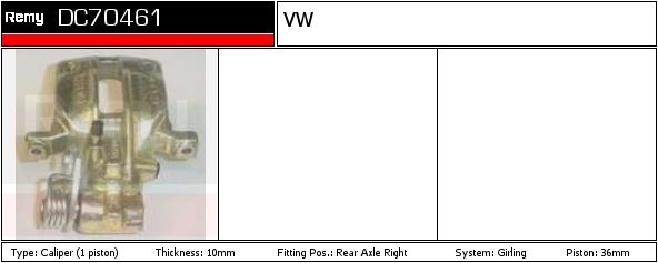 DELCO REMY Pidurisadul DC70537